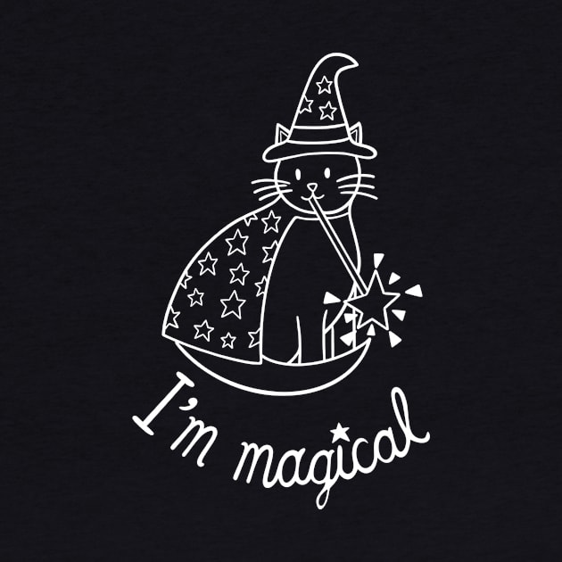 I'm Magical (white) by carolinewillustration